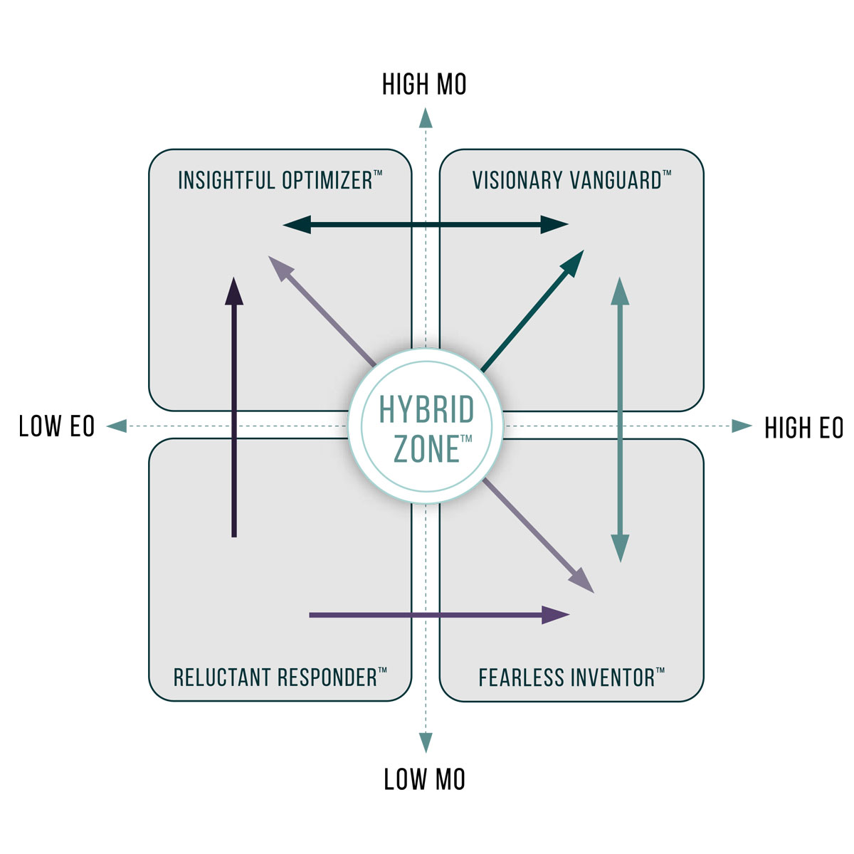 Kyle J. Harkema's Strategic Orientation Graphic Quandrant Map